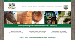 Desktop Screenshot of blackcreekfarmandfeed.com